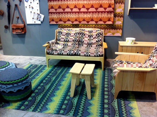 contemporary colors and rugs at maison objet paris 2012
